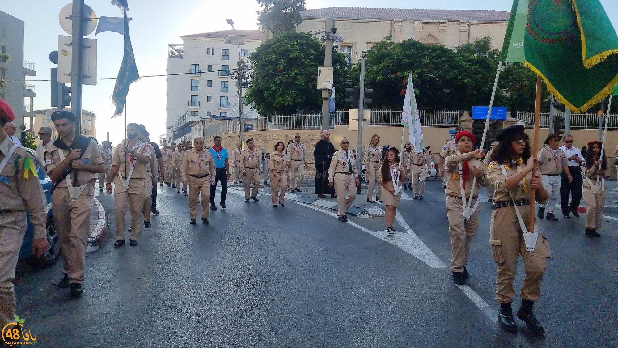 يافا: سرية الكشاف الأرثوذكسي تُنظم استعراضاً بمناسبة 55 عاماً على تأسيسها